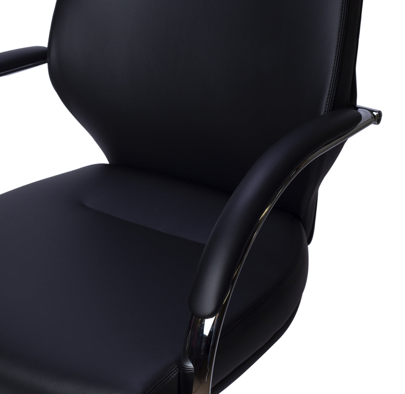 SILLÓN VISITANTE EN DECOPIEL
CON RESPALDO BAJO