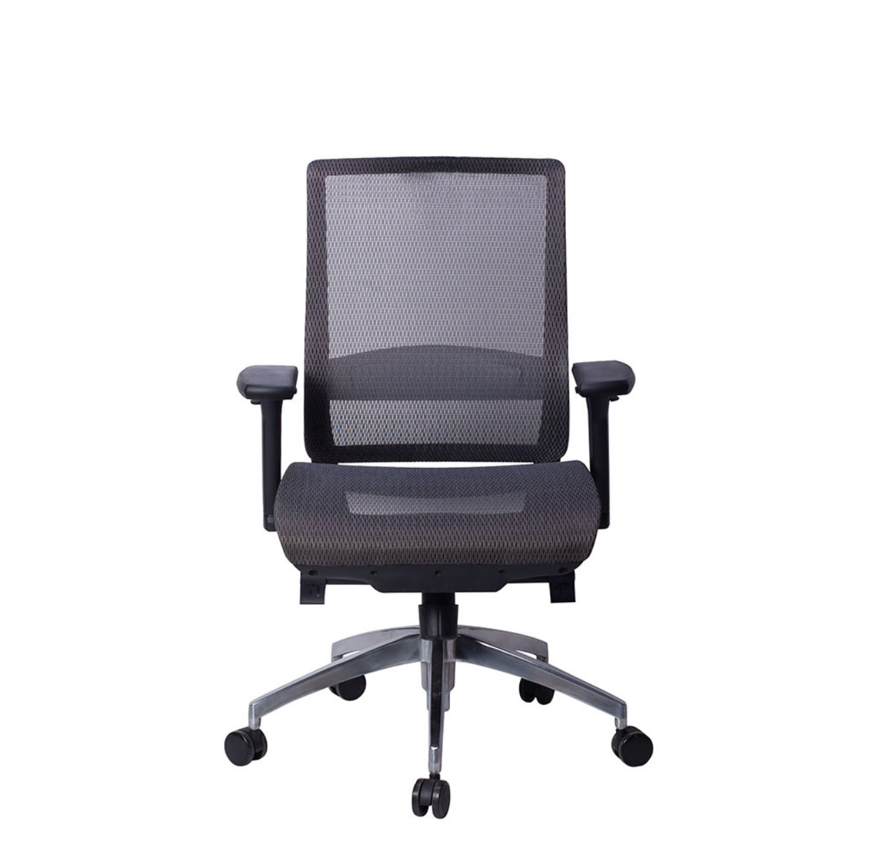 SILLA DIRECTIVA EN MALLA NEGRA