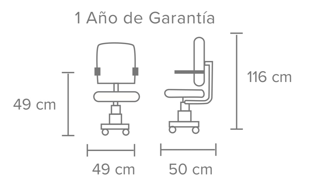 SILLA OPERATIVA EN MALLA Y TELA