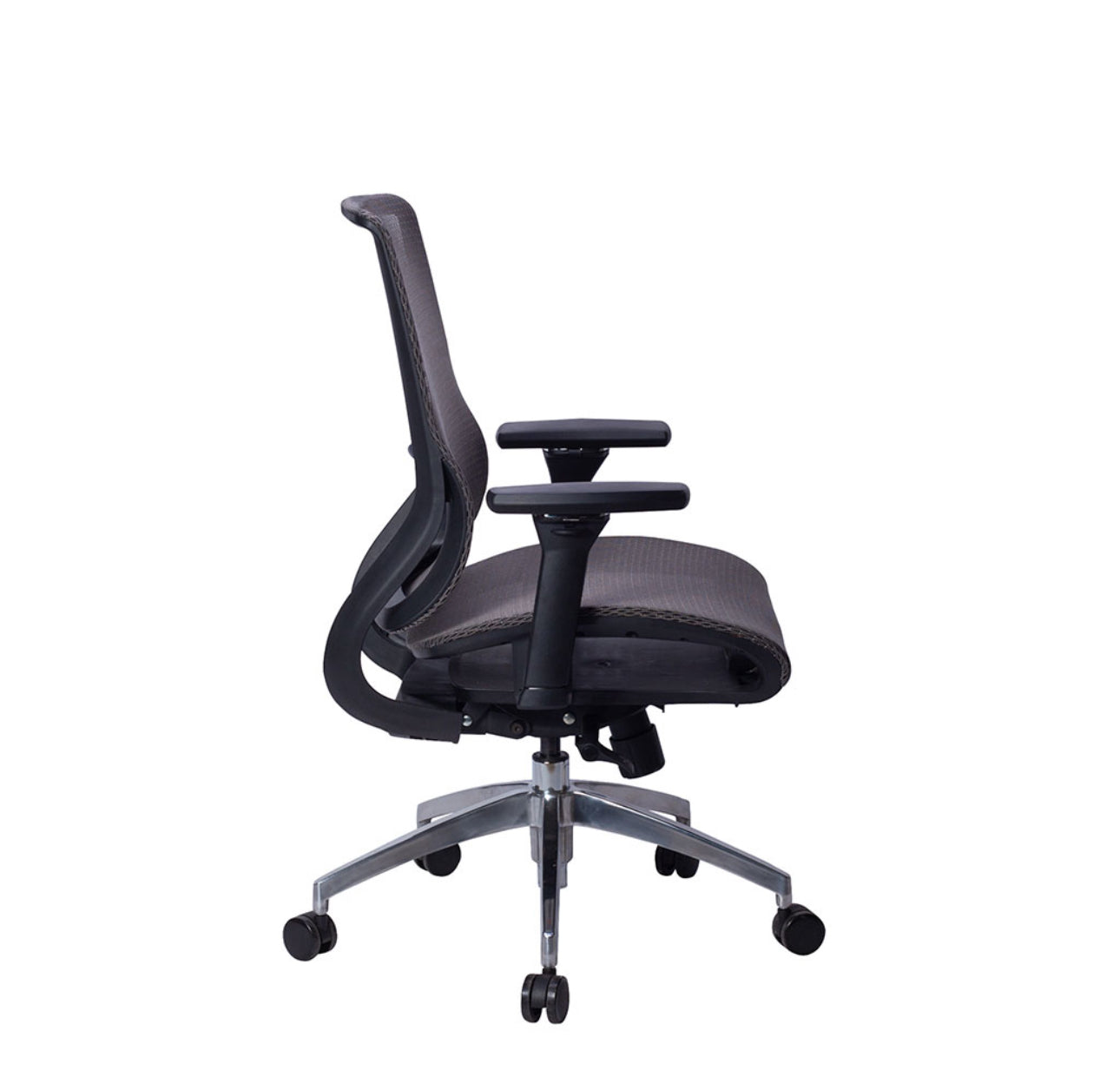 SILLA DIRECTIVA EN MALLA NEGRA