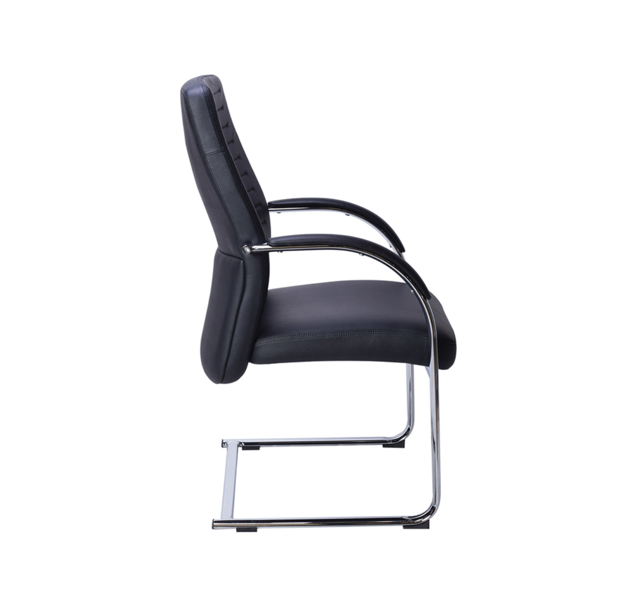 SILLÓN VISITANTE EN PIEL GENUINA/ DECOPIEL