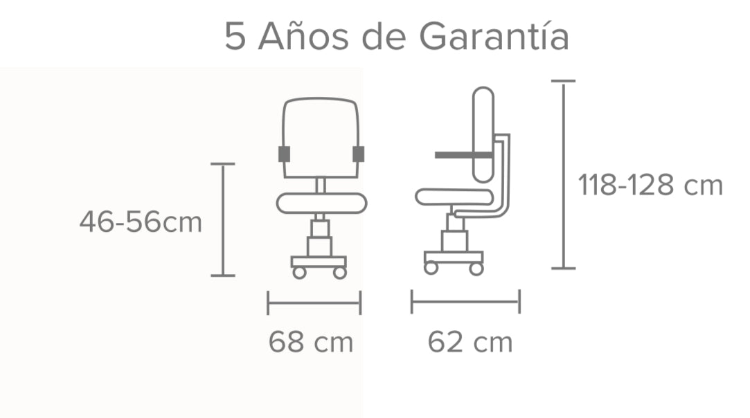 SILLA EJECUTIVA EN MALLA NEGRA CON TELA