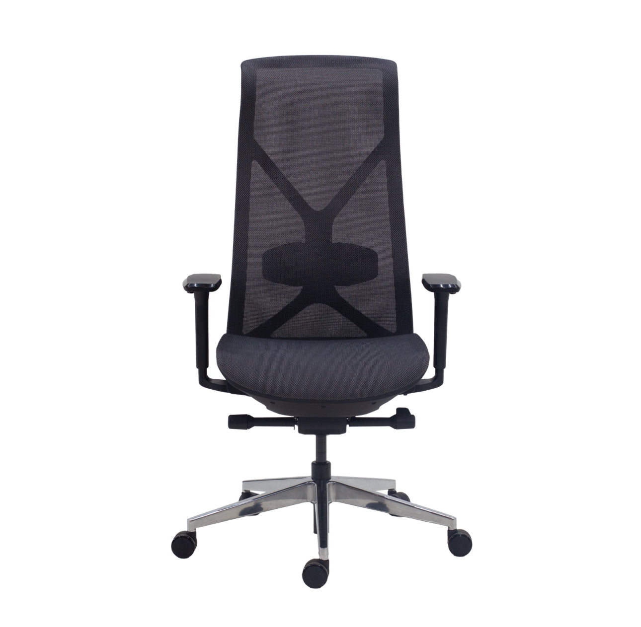 SILLA EJECUTIVA EN MALLA GRIS
OSCURO