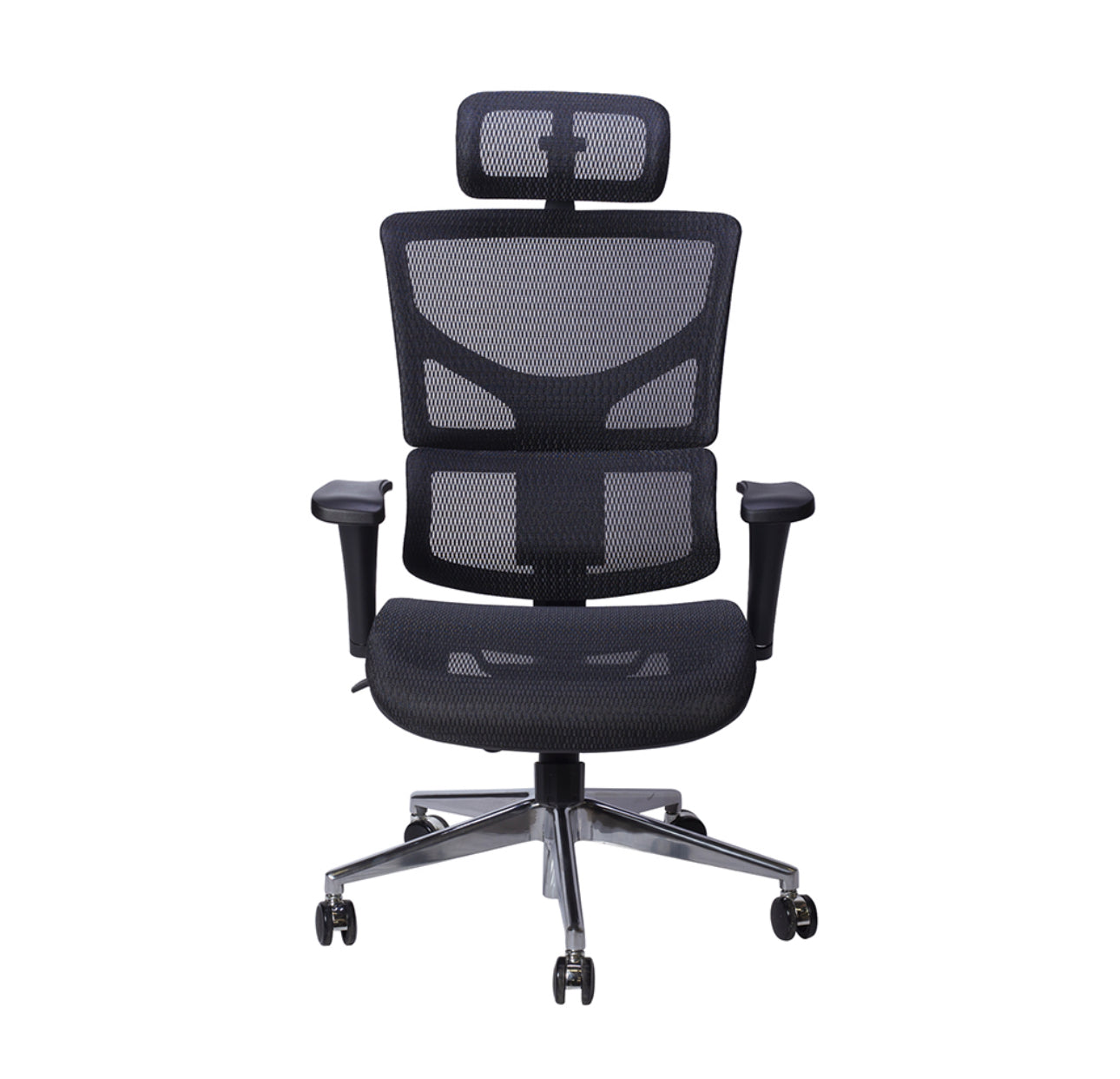 SILLA EJECUTIVA EN MALLA NEGRA
