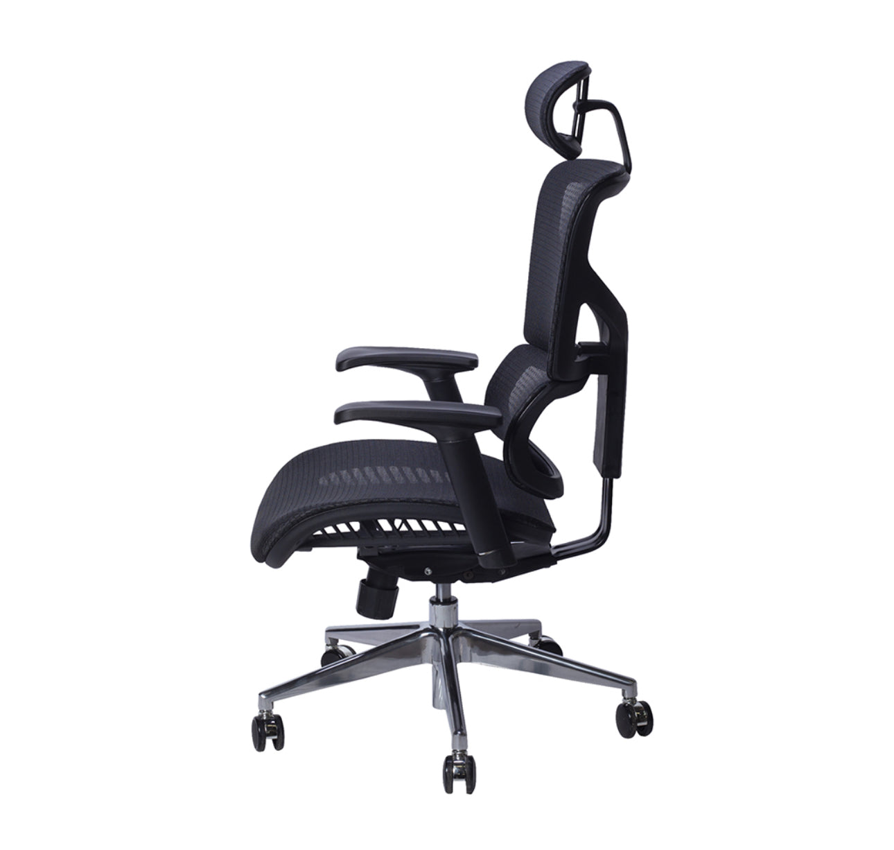 SILLA EJECUTIVA EN MALLA NEGRA