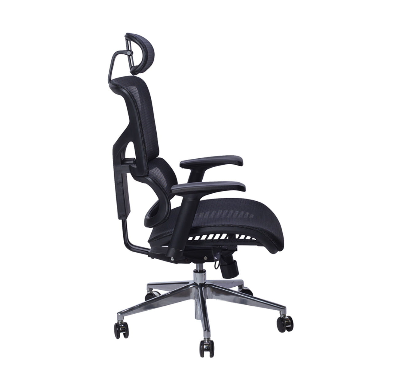 SILLA EJECUTIVA EN MALLA NEGRA