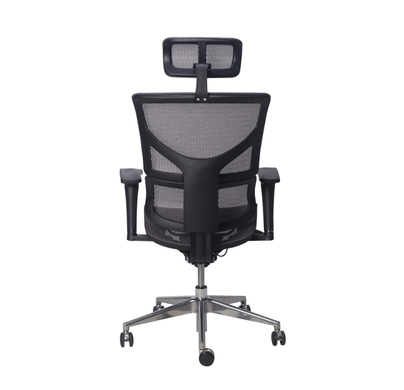SILLA EJECUTIVA EN MALLA GRIS