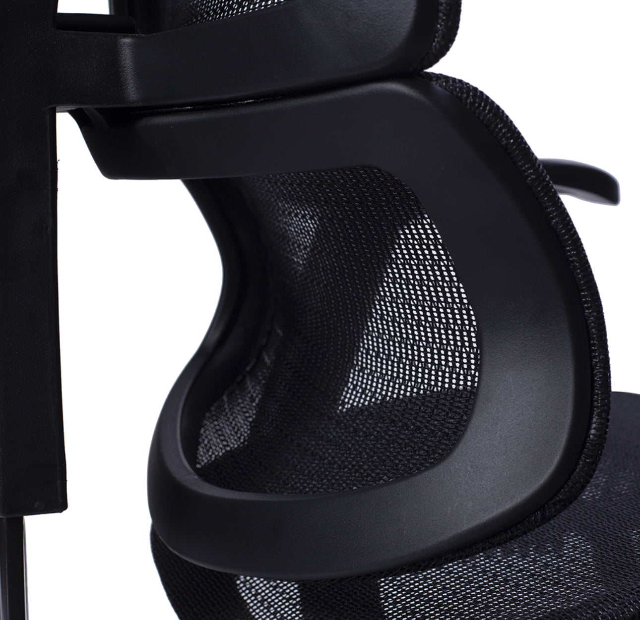 SILLA EJECUTIVA EN MALLA NEGRA