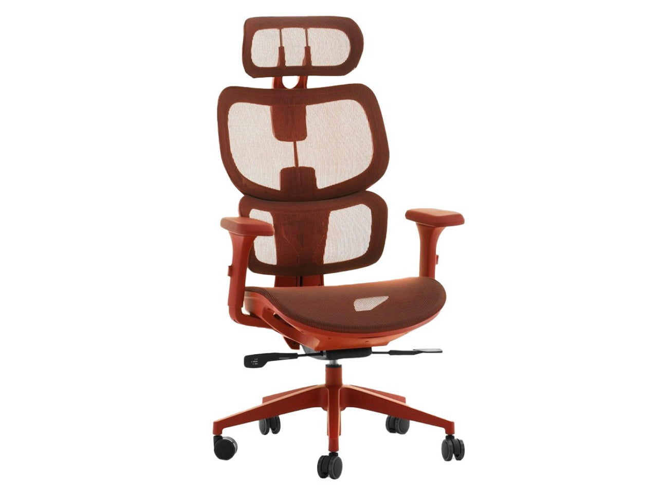SILLA EJECUTIVA EN MALLA TERRACOTA